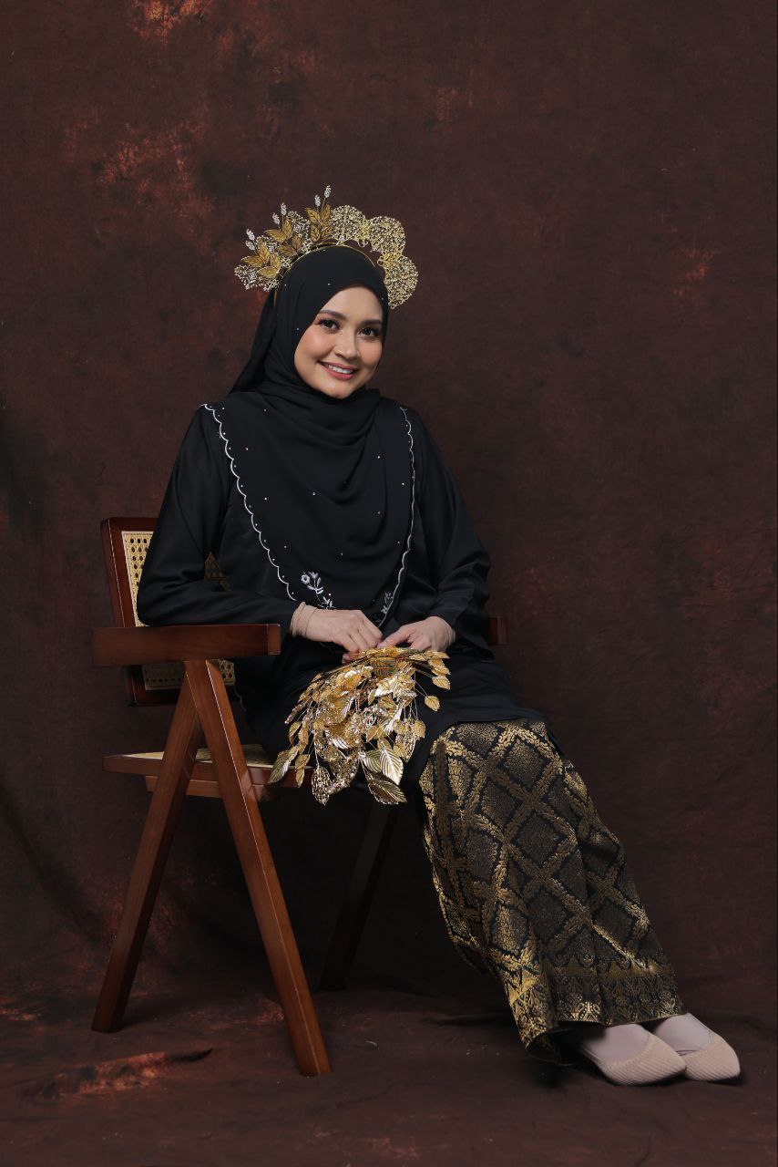 Qaseh Puteri Songket -BLACK