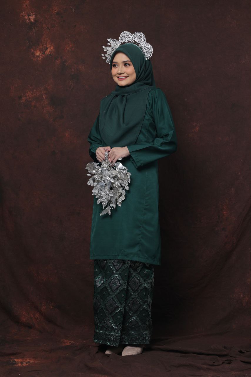 Qaseh Puteri Songket - EMERALD GREEN
