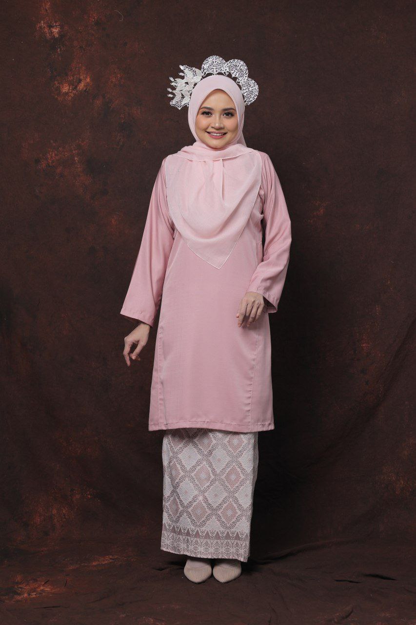 Qaseh Puteri Songket - PASTEL PINK