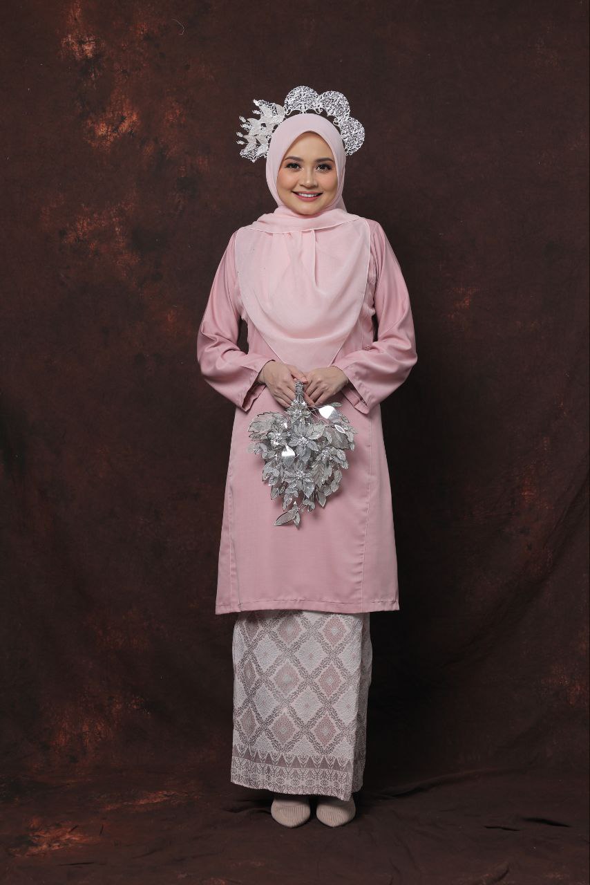 Qaseh Puteri Songket - PASTEL PINK