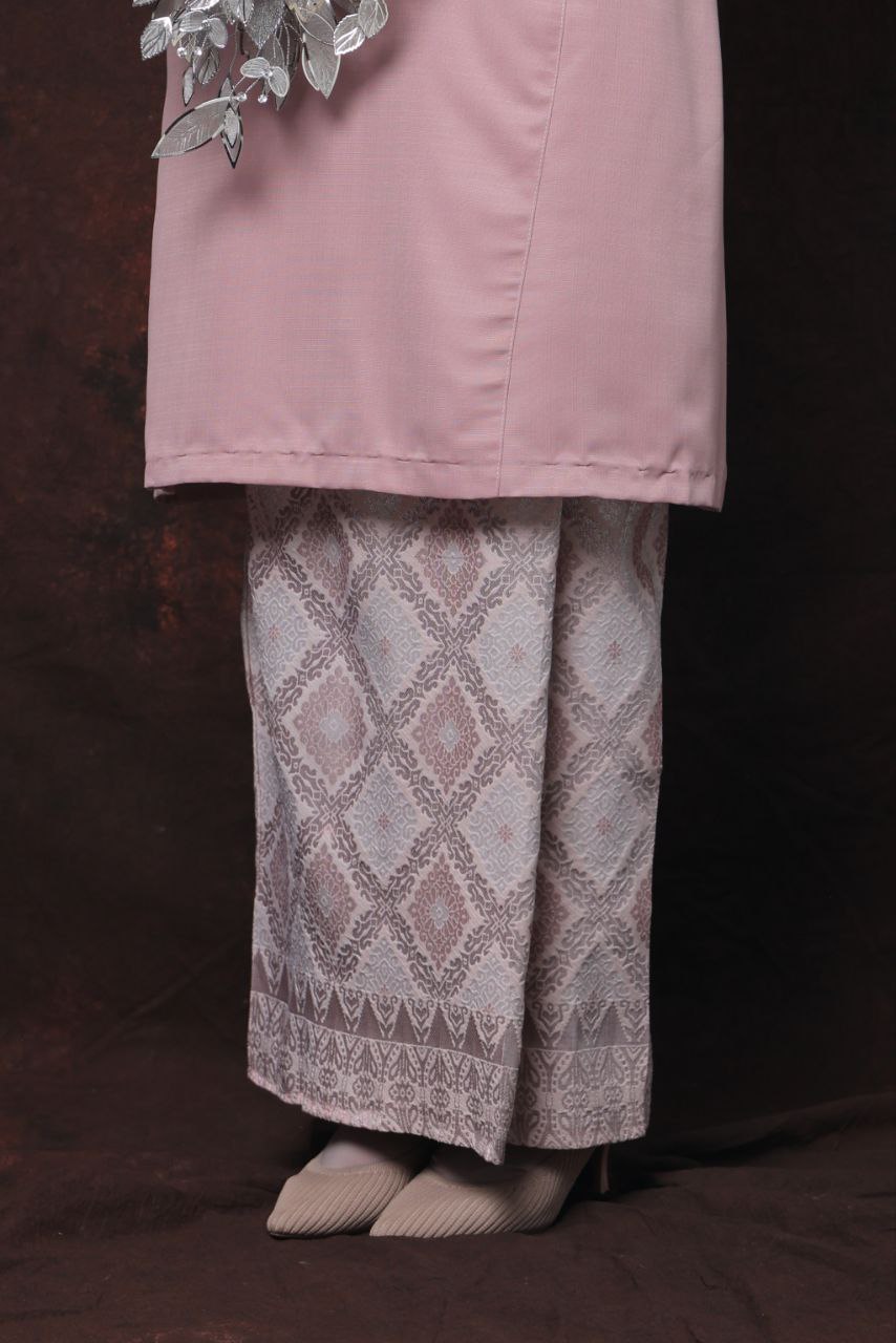Qaseh Puteri Songket - PASTEL PINK