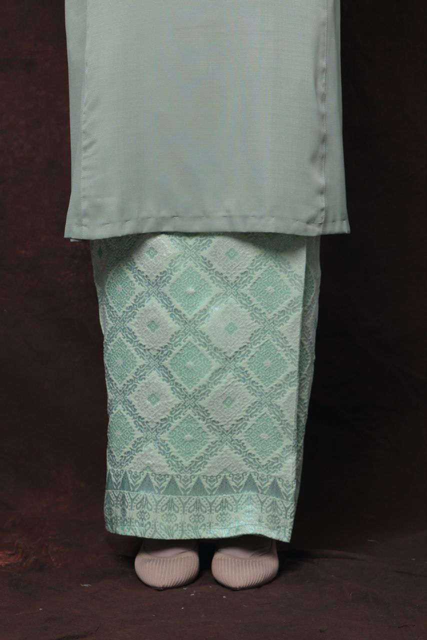 Qaseh Puteri Songket - DUSTY GREEN