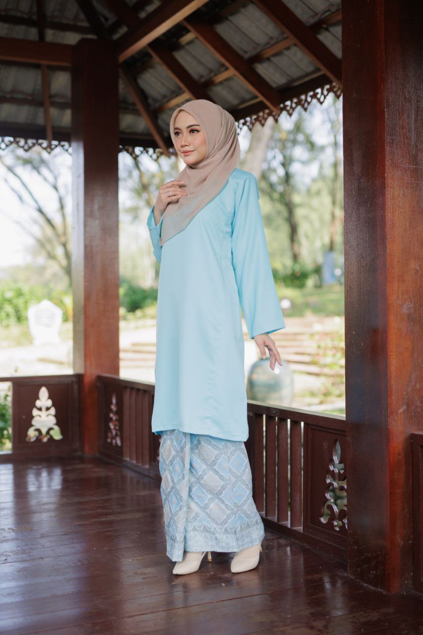 Qaseh Puteri Songket - BABY BLUE