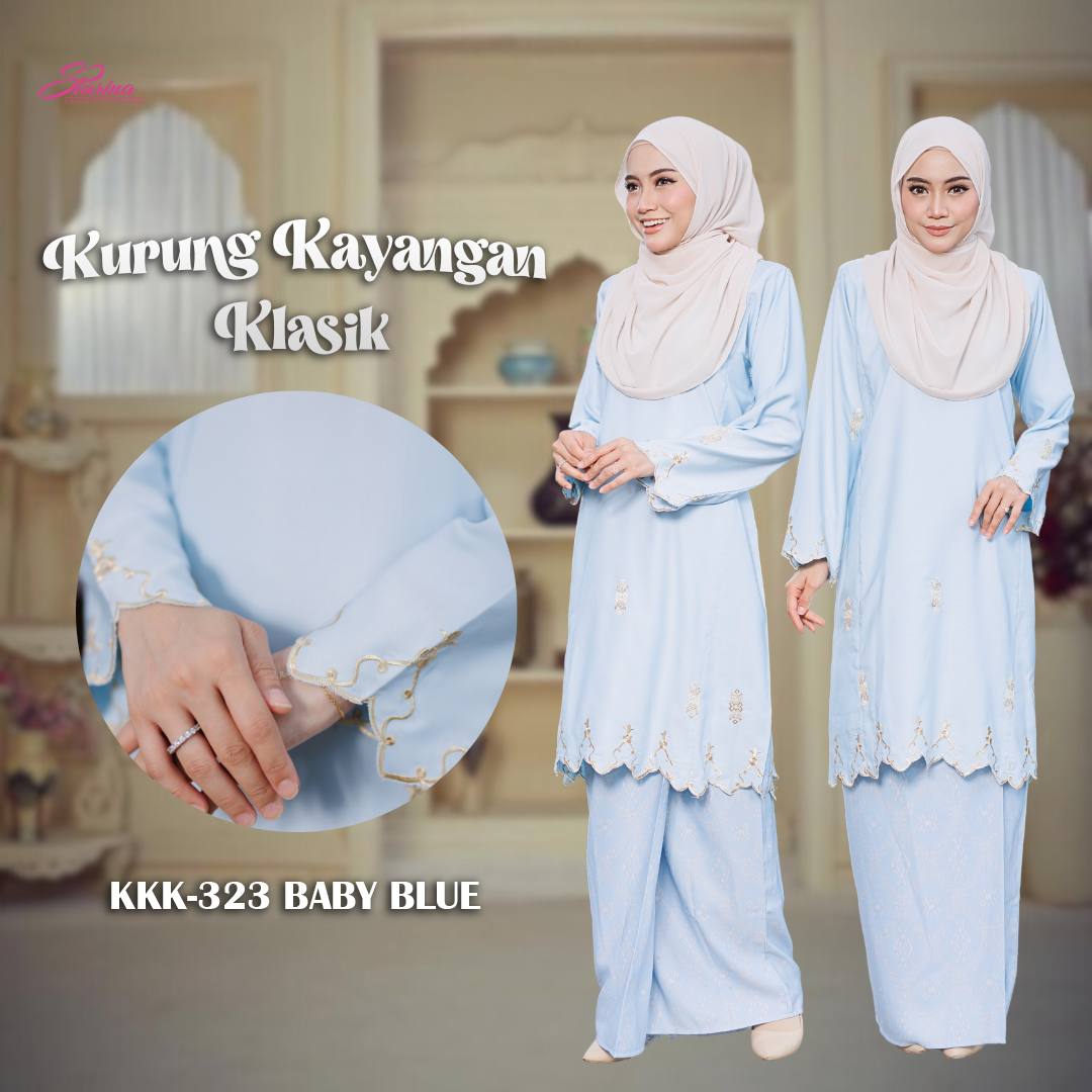 KURUNG KAYANGAN KLASIK - BABY BLUE