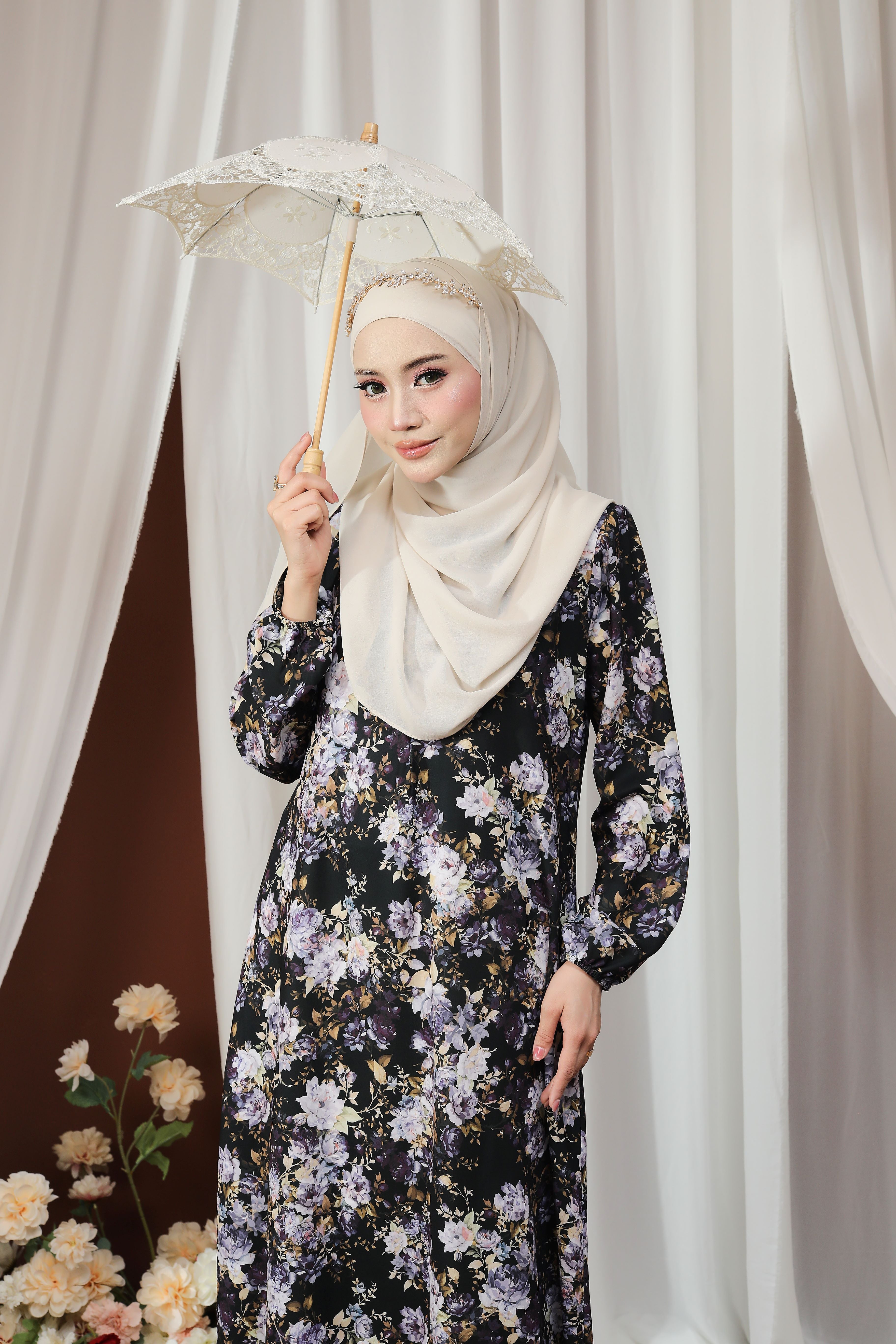 Jubah Humaira Classic - JHC-601 ( BLACK AMETYST )