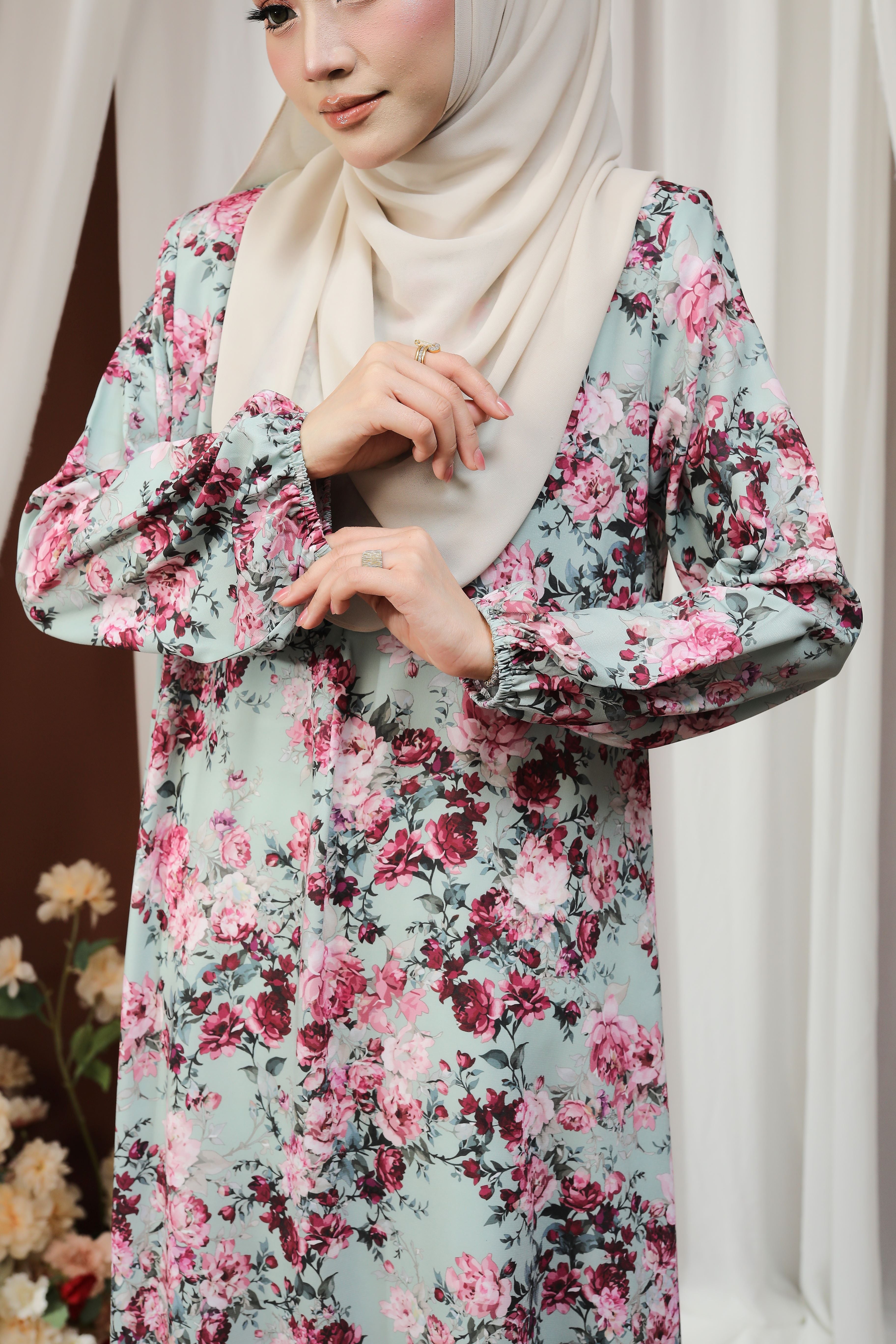 Jubah Humaira Classic - JHC-603 ( SOFT MINT  )