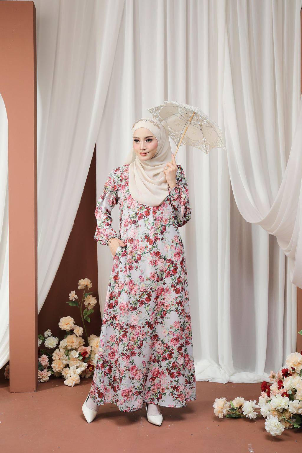 Jubah Humaira Classic - JHC-604 ( ROSEWOOD )