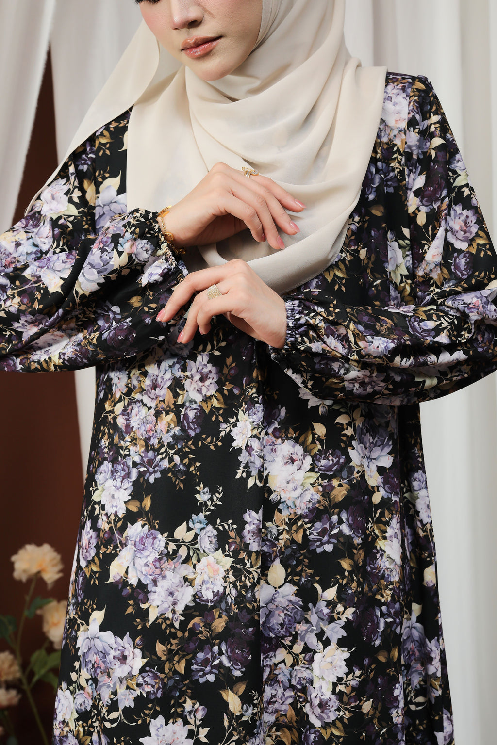 Jubah Humaira Classic - JHC-601 ( BLACK AMETYST )