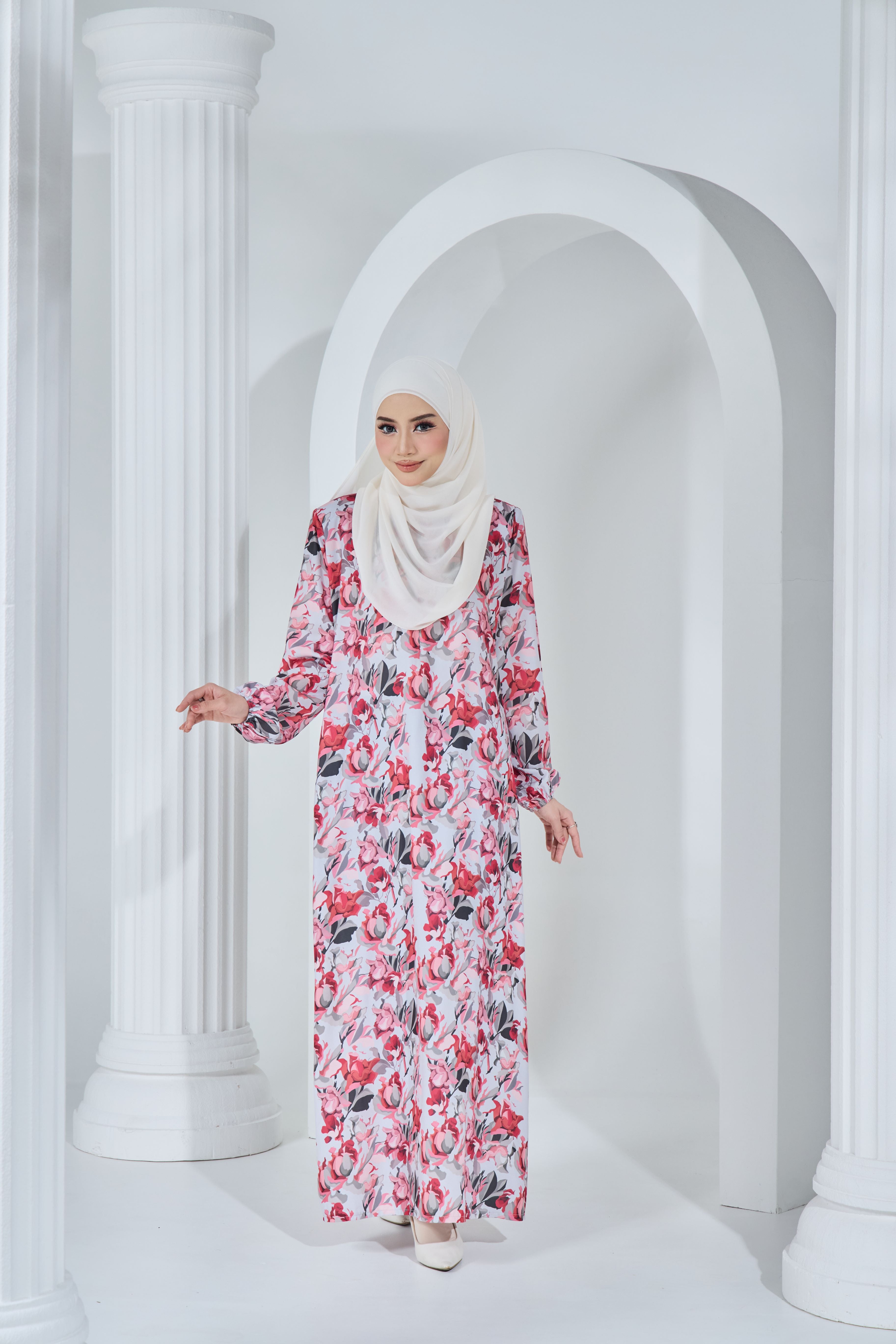 Jubah Khayra Exclusive - JKE-111 ( GREY ROSEWOOD )