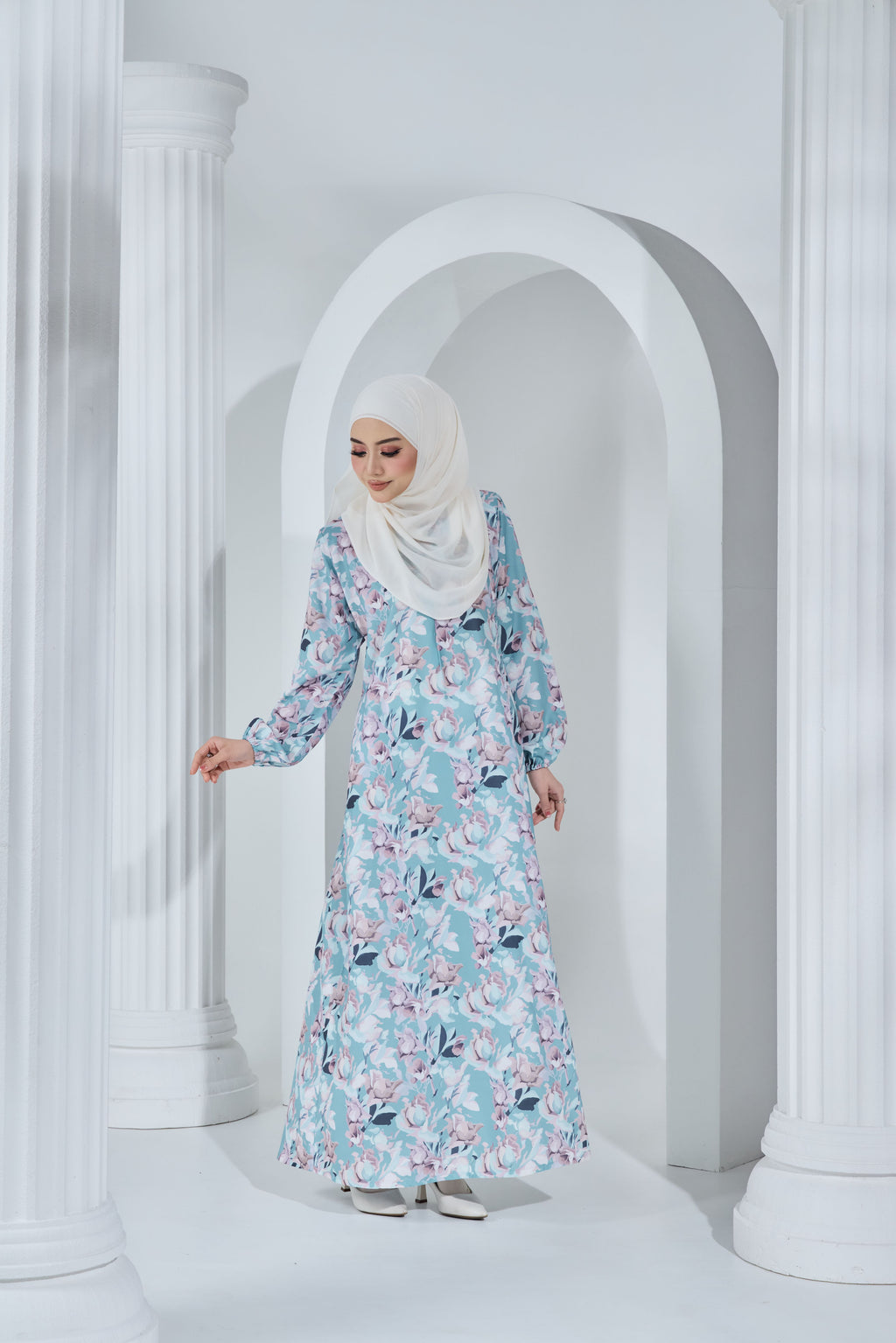 Jubah Khayra Exclusive - JKE-116 ( LIGHT TURQUOISE )