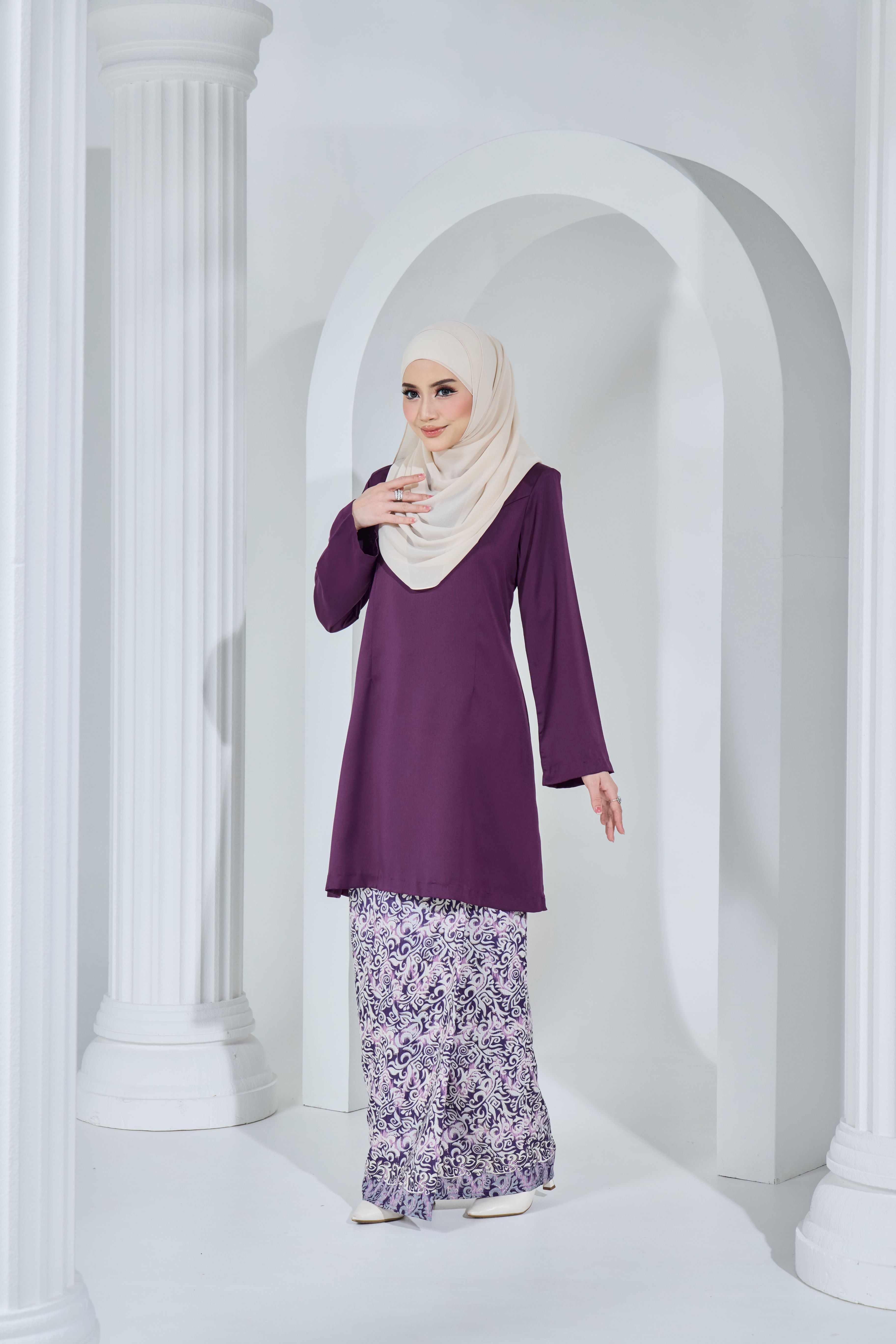 Kurung Citra Permaisuri -KCP-127 ( MANGOSTEEN )