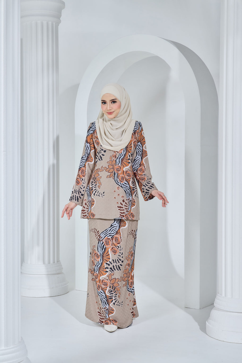 LARA BATIK EXCLUSIVE - LBE-113 ( KHAKI )