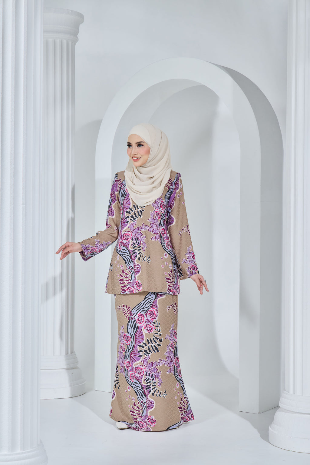 LARA BATIK EXCLUSIVE - LBE-115 ( NUDE BROWN )