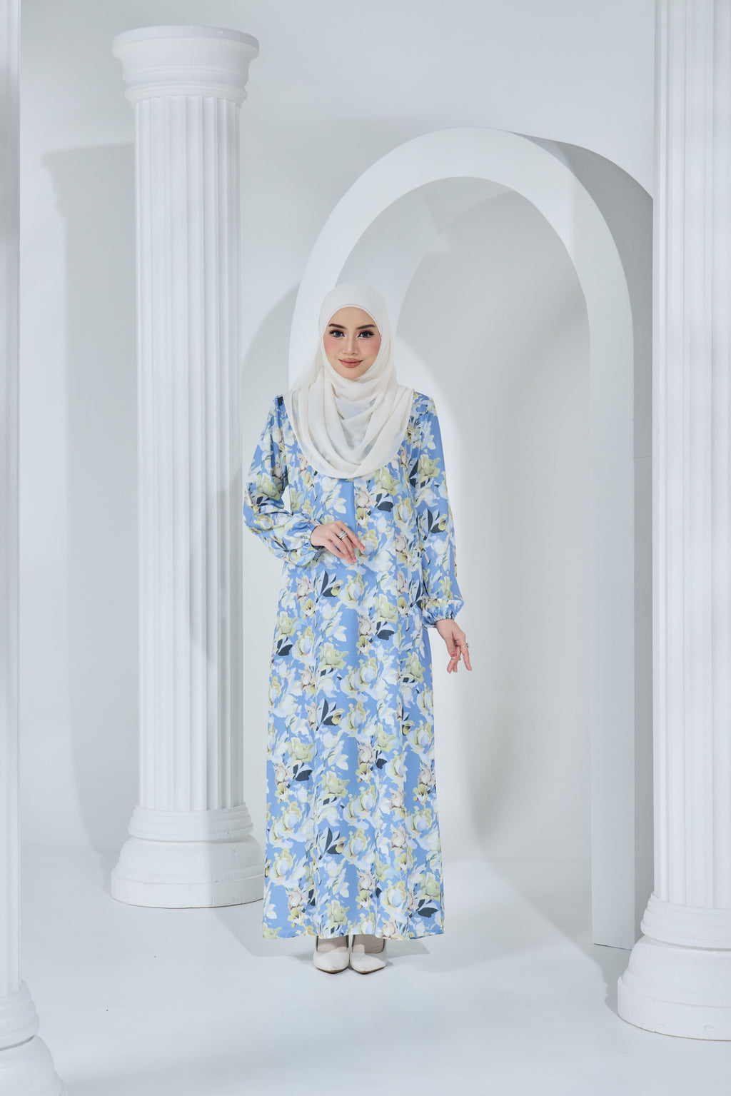 Jubah Khayra Exclusive - JKE-112 ( SKY BLUE )