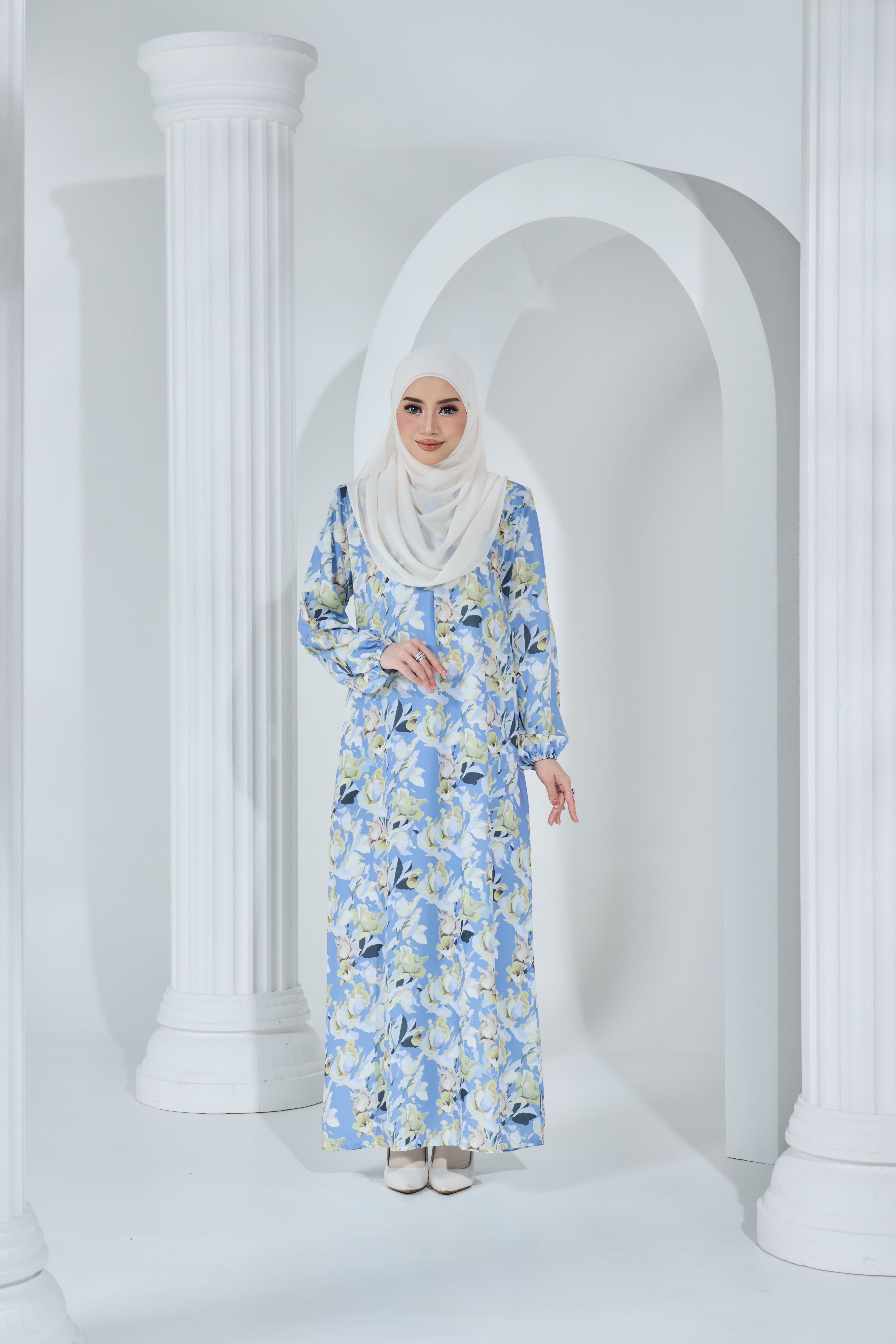 Jubah Khayra Exclusive - JKE-112 ( SKY BLUE )