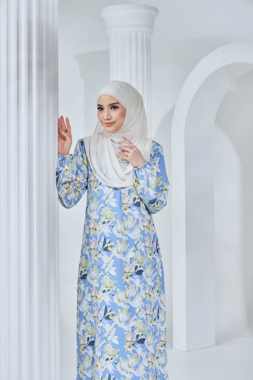 Jubah Khayra Exclusive - JKE-112 ( SKY BLUE )