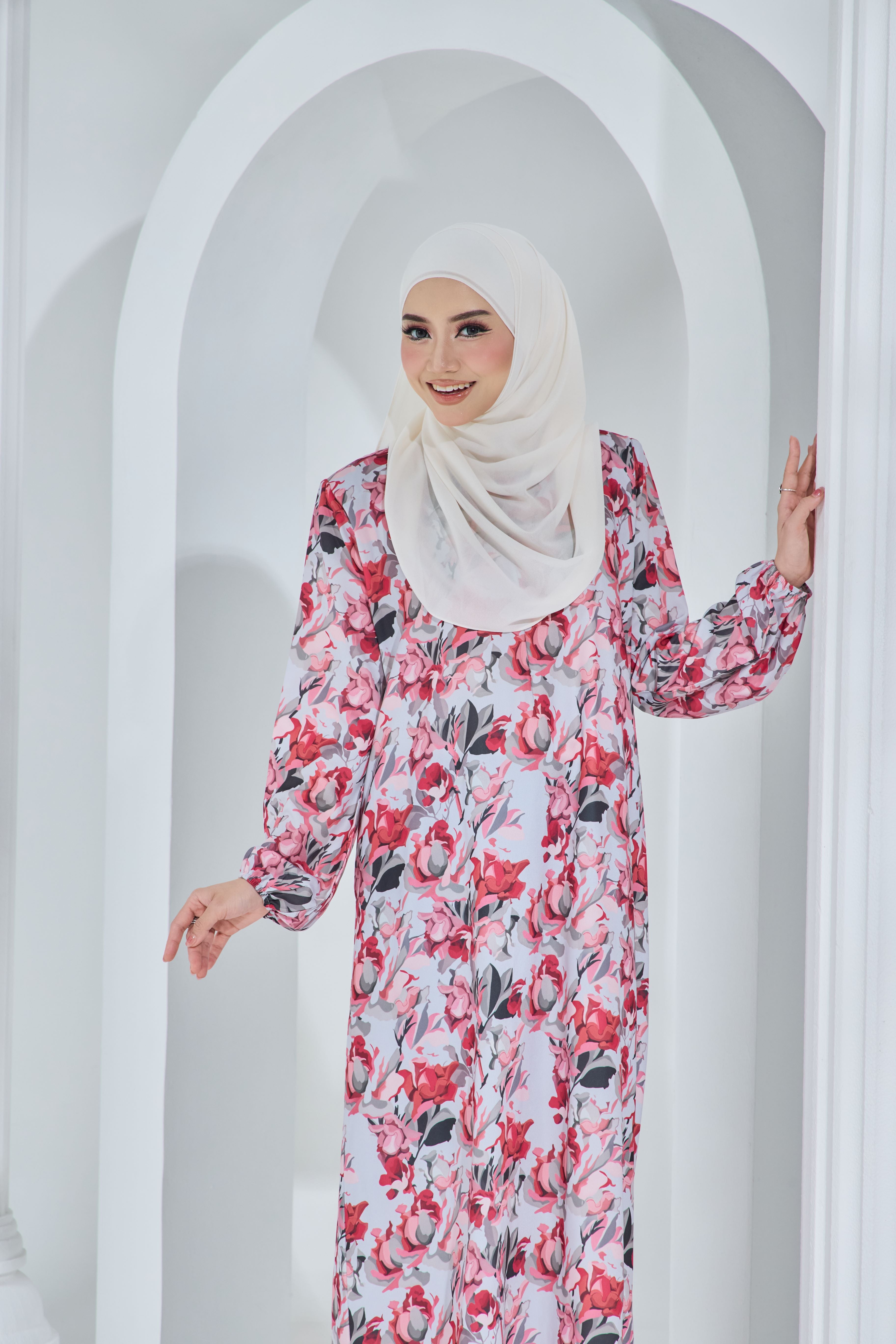 Jubah Khayra Exclusive - JKE-111 ( GREY ROSEWOOD )