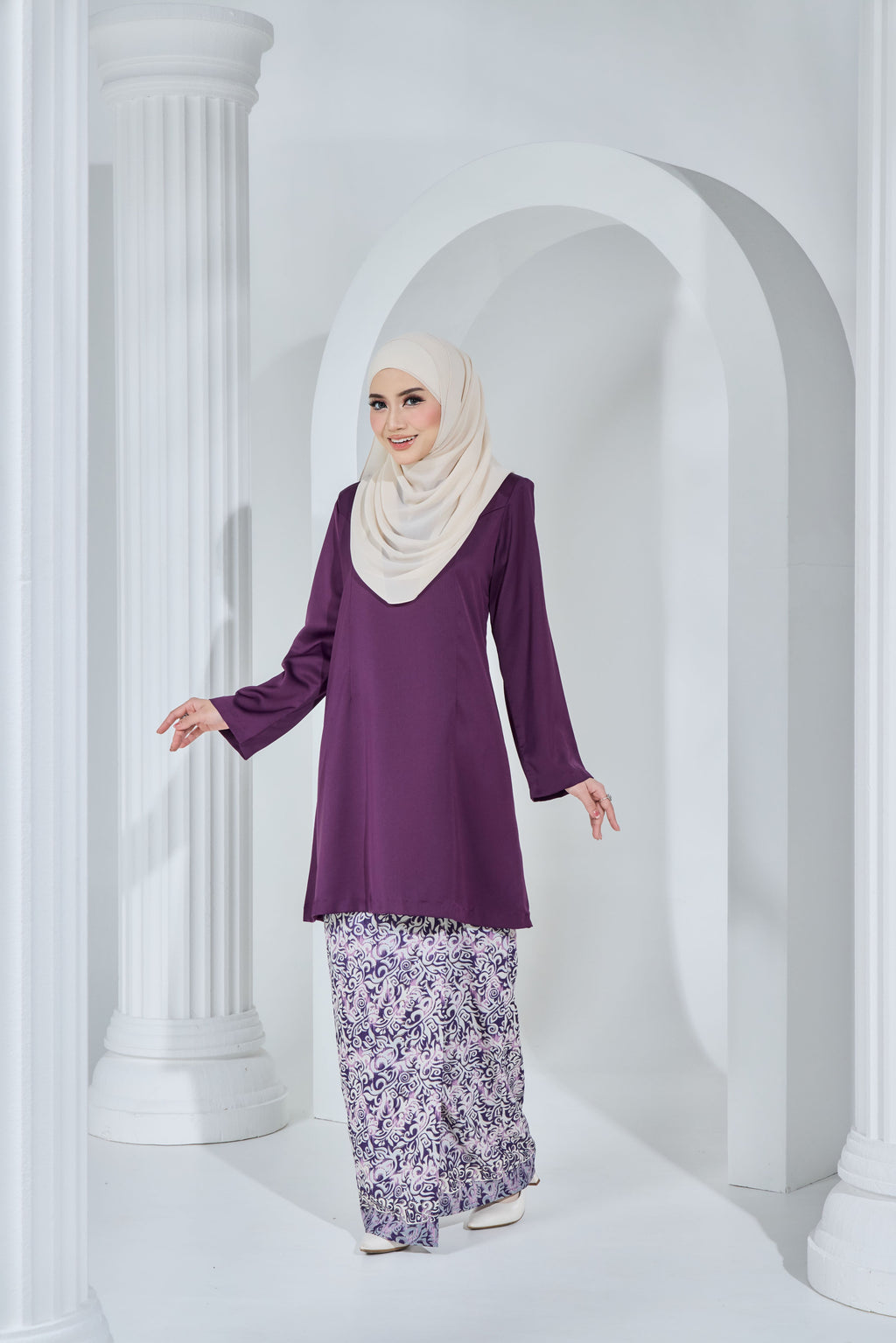 Kurung Citra Permaisuri -KCP-127 ( MANGOSTEEN )