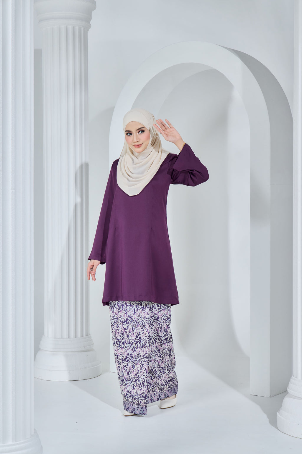Kurung Citra Permaisuri -KCP-127 ( MANGOSTEEN )