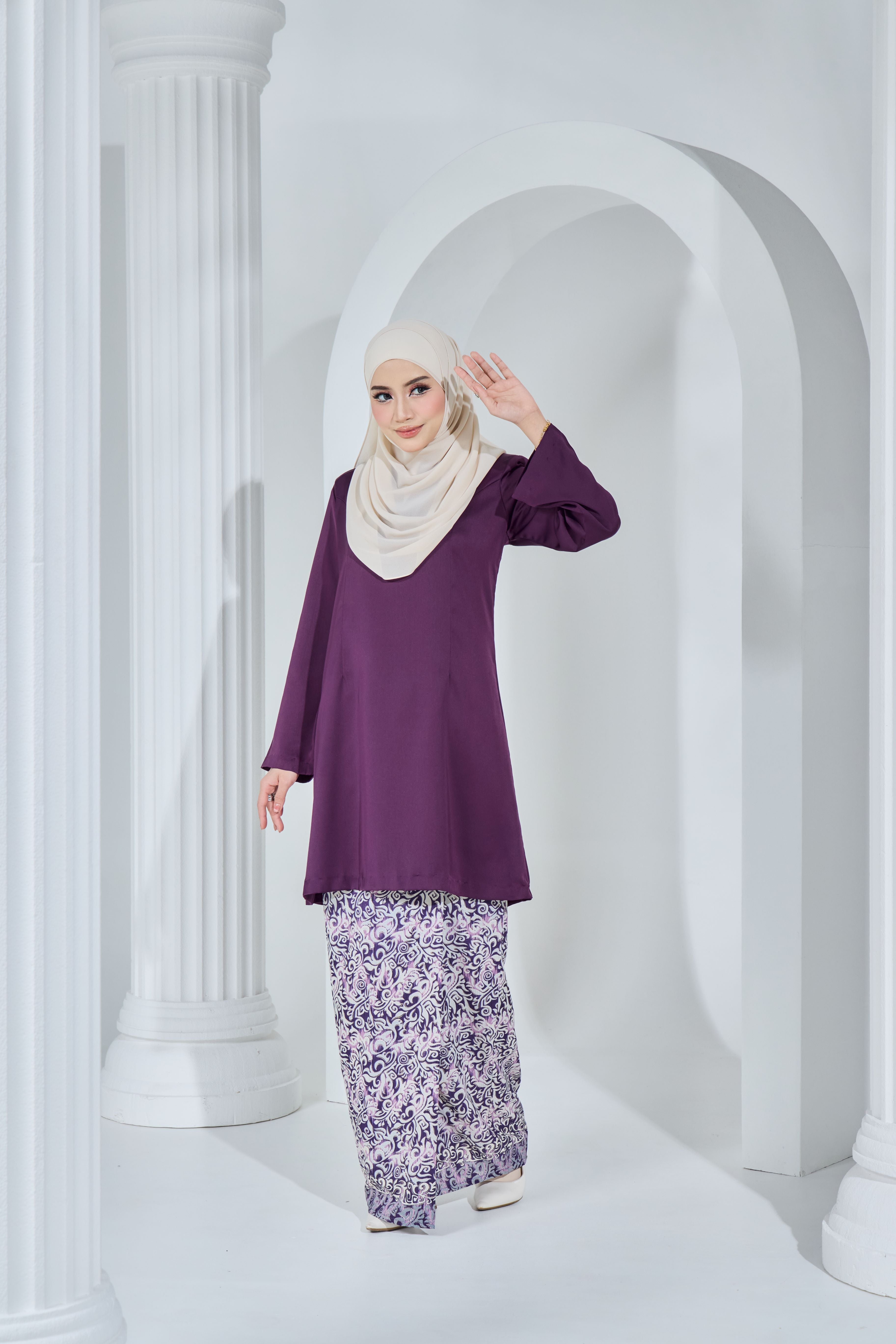 Kurung Citra Permaisuri -KCP-127 ( MANGOSTEEN )