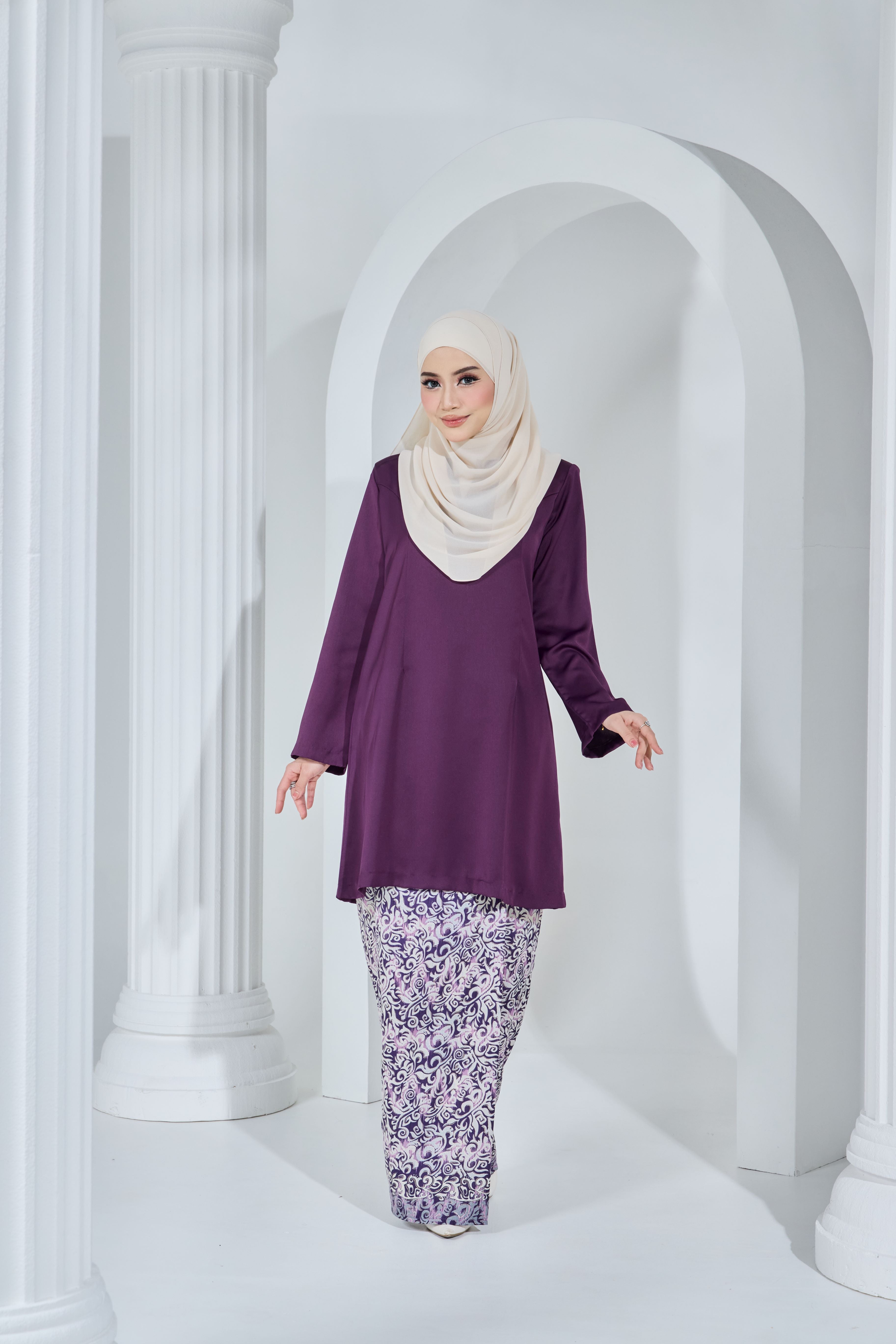 Kurung Citra Permaisuri -KCP-127 ( MANGOSTEEN )