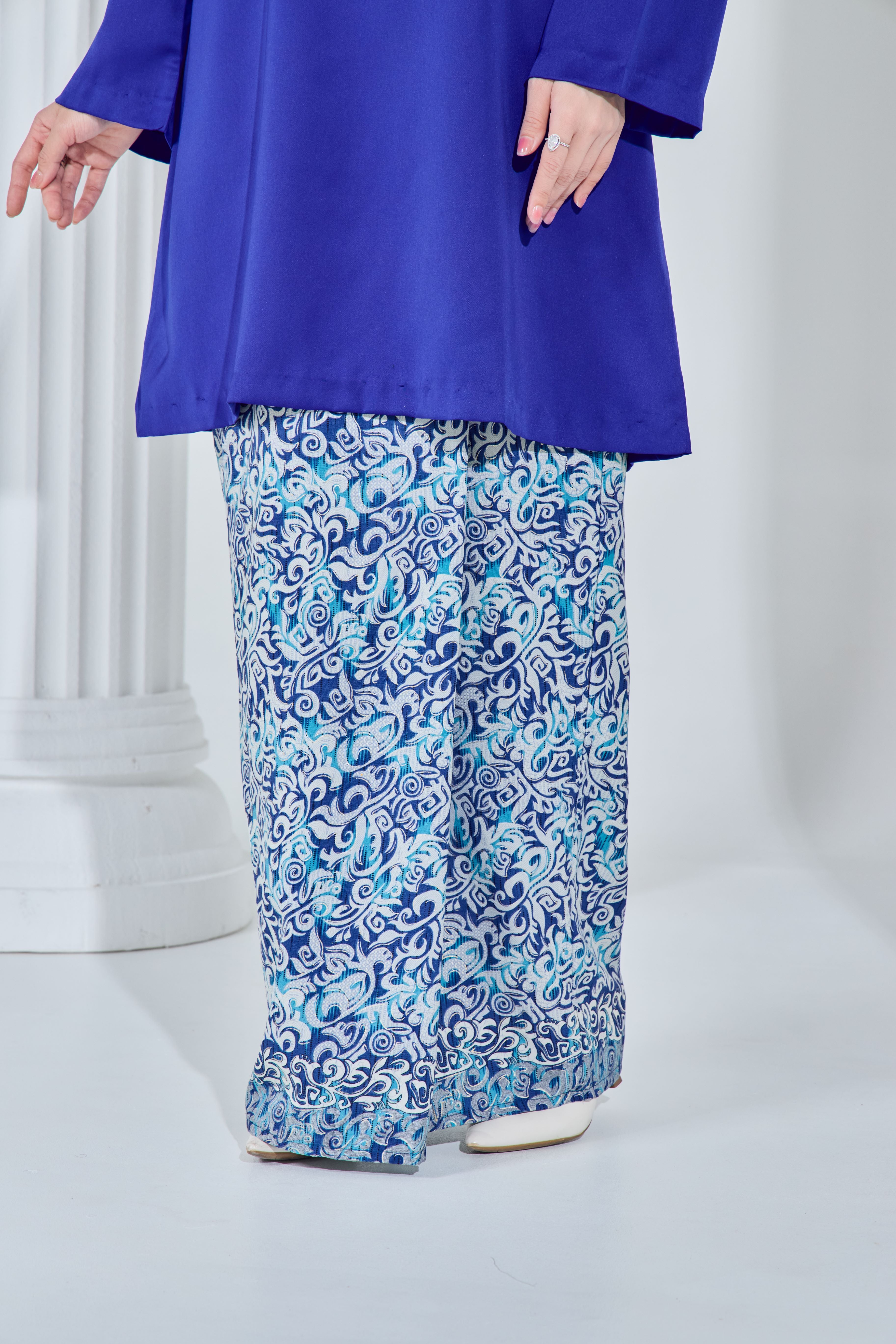 Kurung Citra Permaisuri -KCP-125 ( ROYAL BLUE )