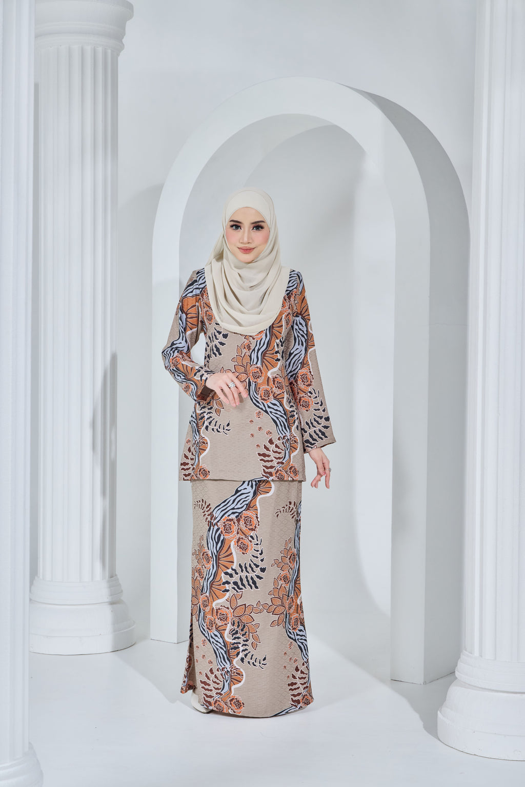 LARA BATIK EXCLUSIVE - LBE-113 ( KHAKI )