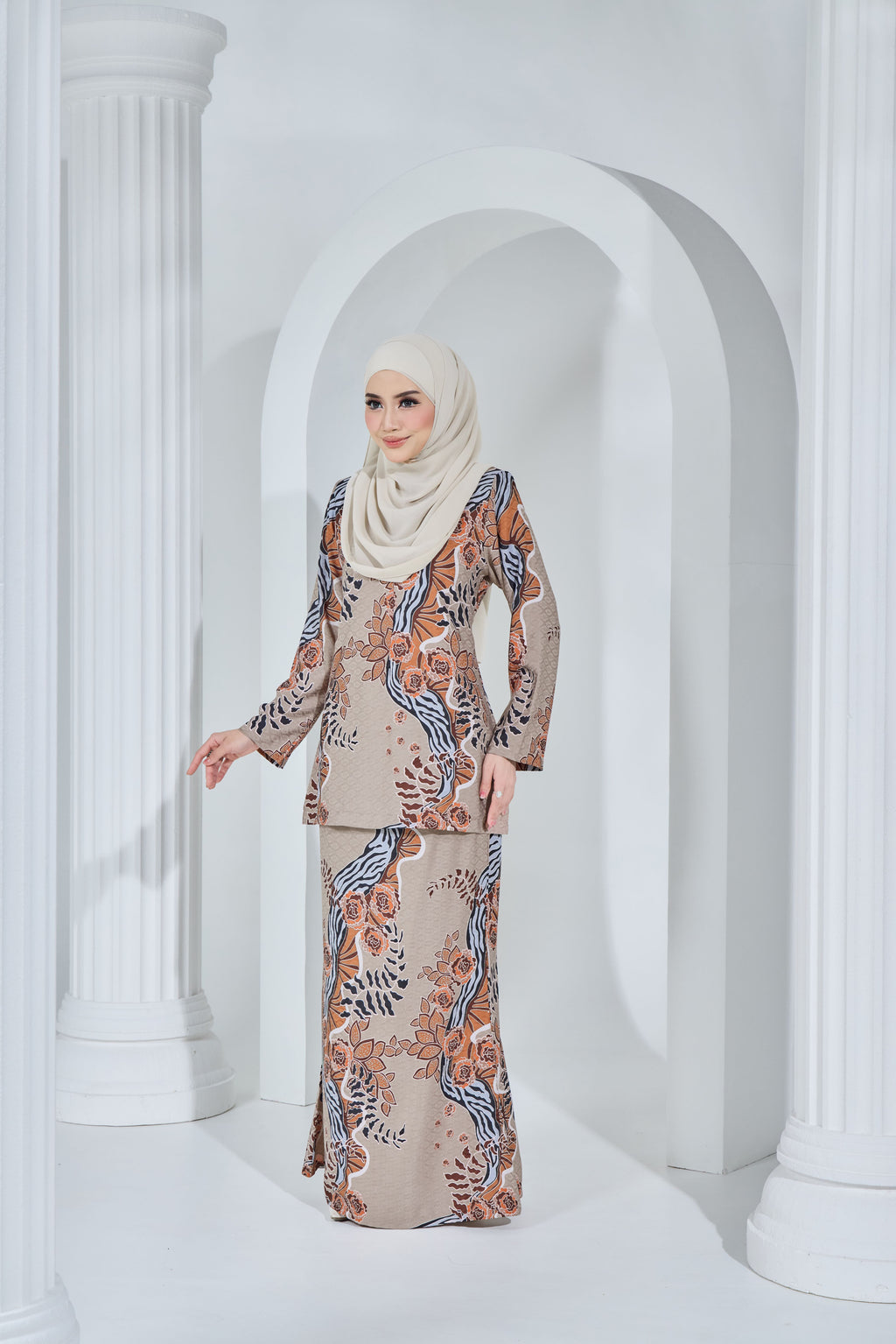 LARA BATIK EXCLUSIVE - LBE-113 ( KHAKI )