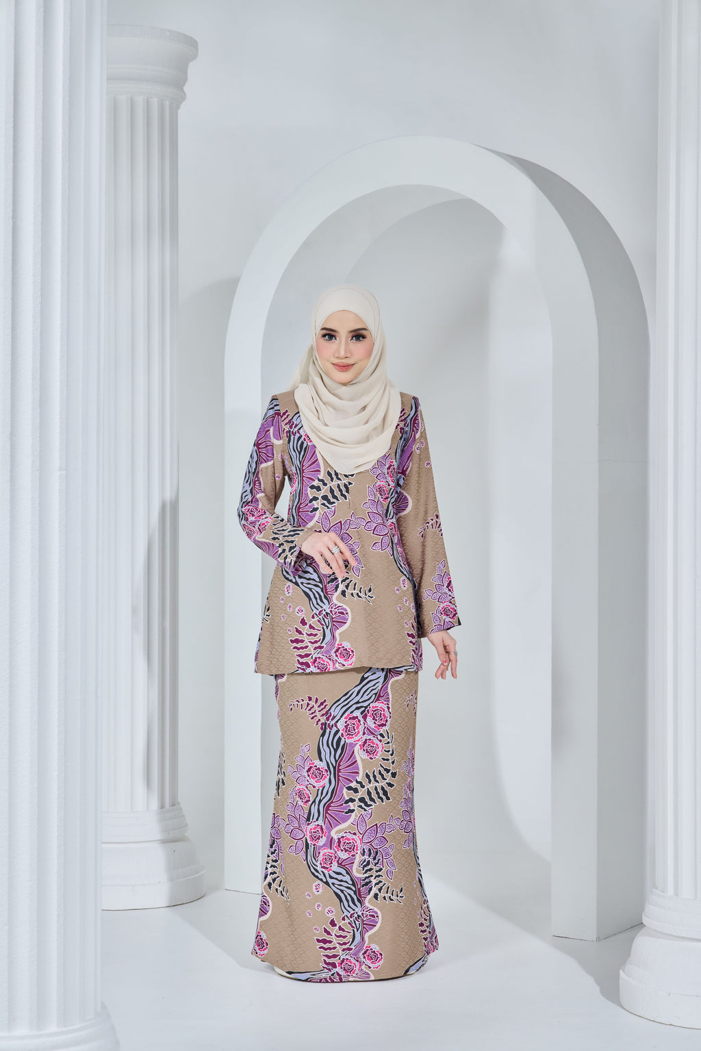 LARA BATIK EXCLUSIVE - LBE-115 ( NUDE BROWN )