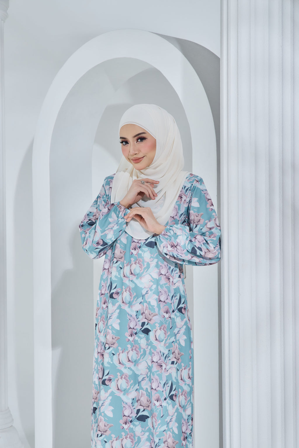 Jubah Khayra Exclusive - JKE-116 ( LIGHT TURQUOISE )