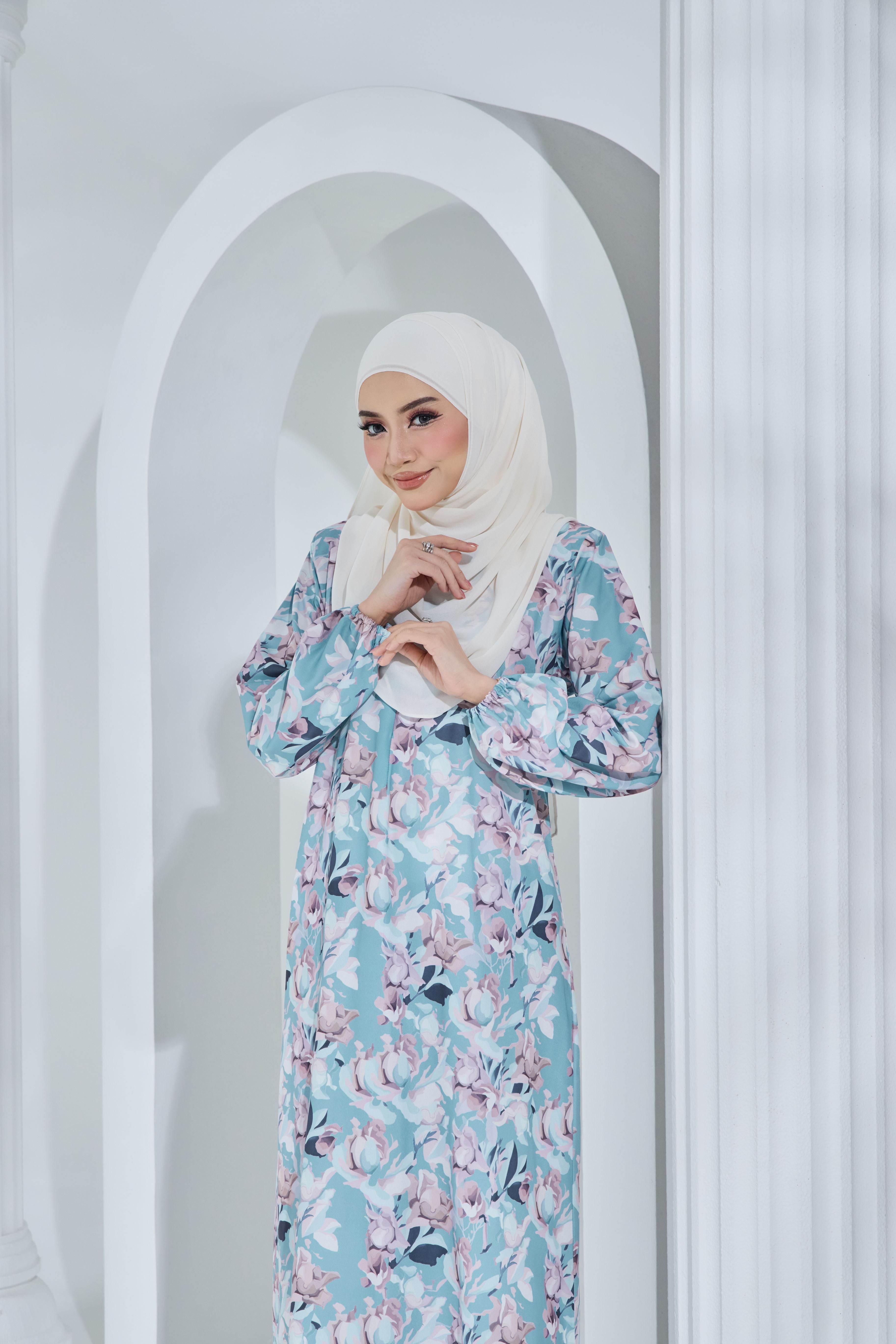Jubah Khayra Exclusive - JKE-116 ( LIGHT TURQUOISE )