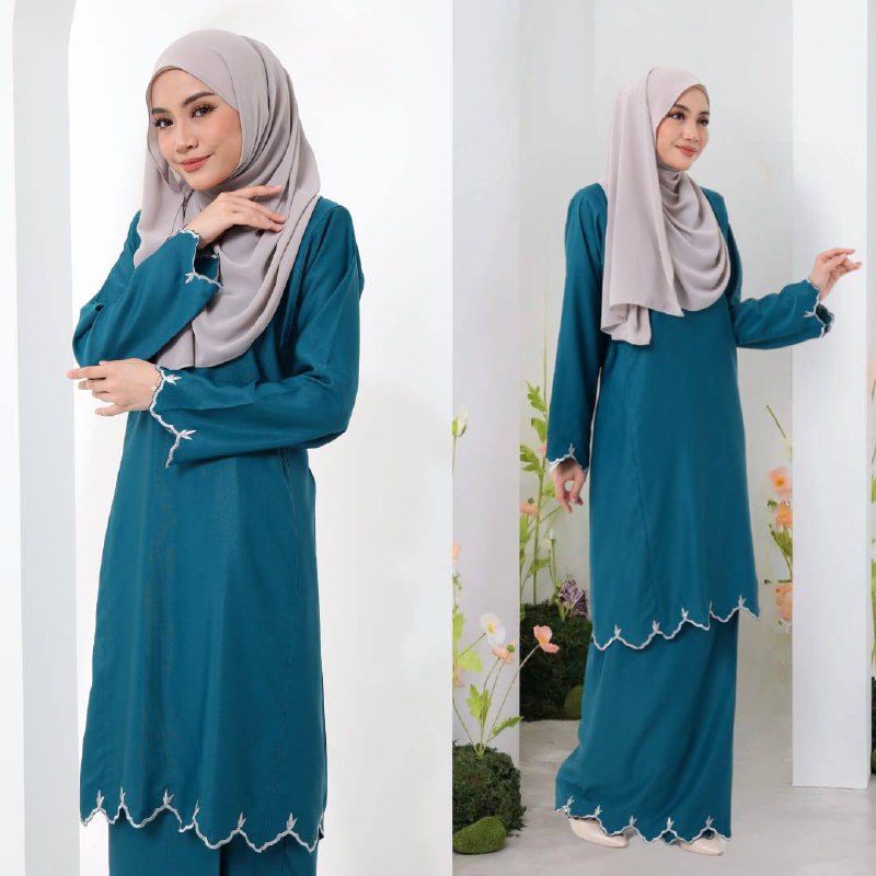 STARINA PLAIN EXCLUSIVE - TEAL BLUE