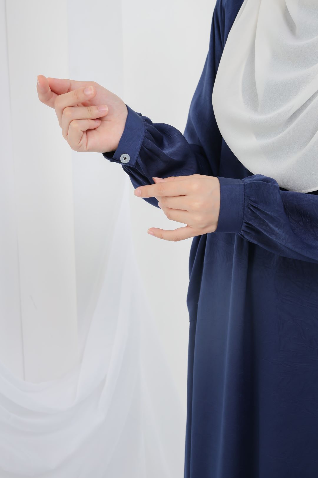 Jubah Maisarah -JMP-905 ( BLUE BLACK )