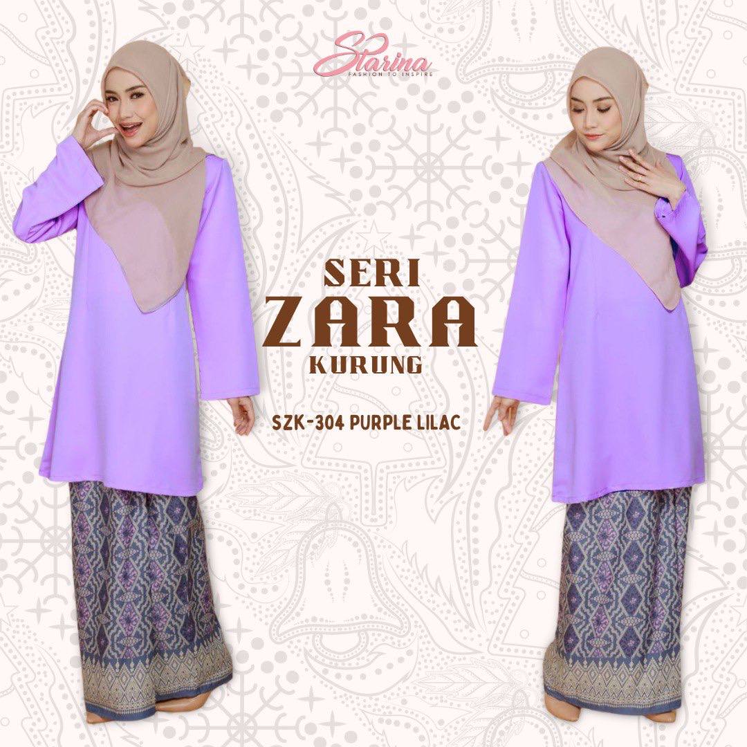 SERI ZARA KURUNG -PURPLE LILAC