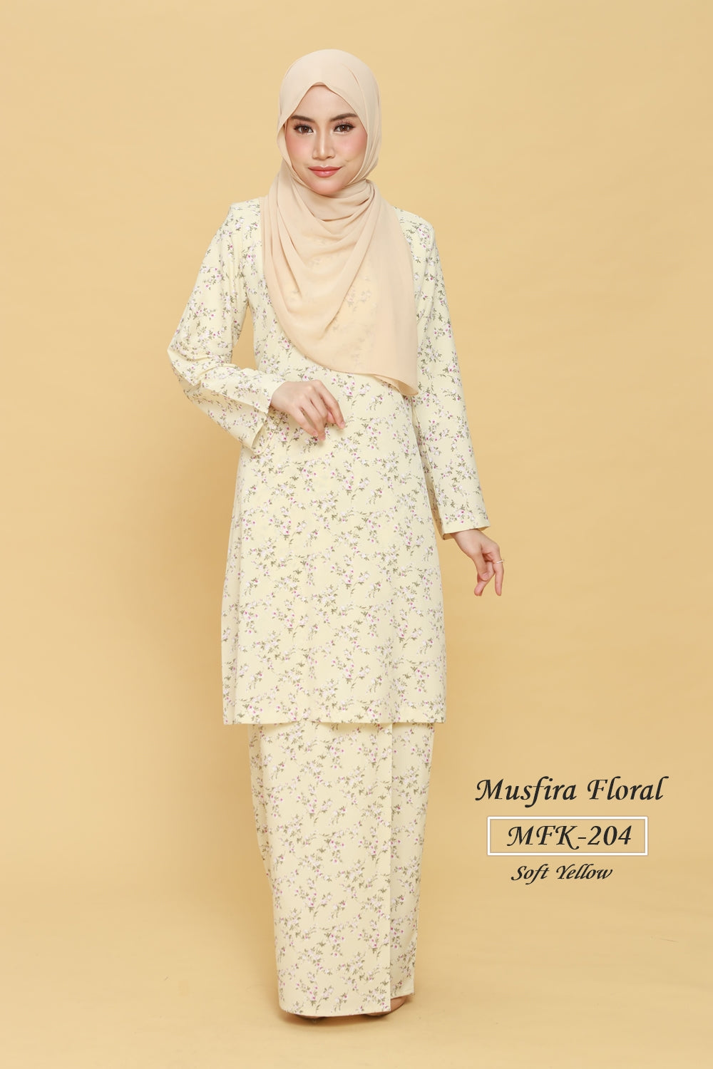 Musfira Floral Kurung