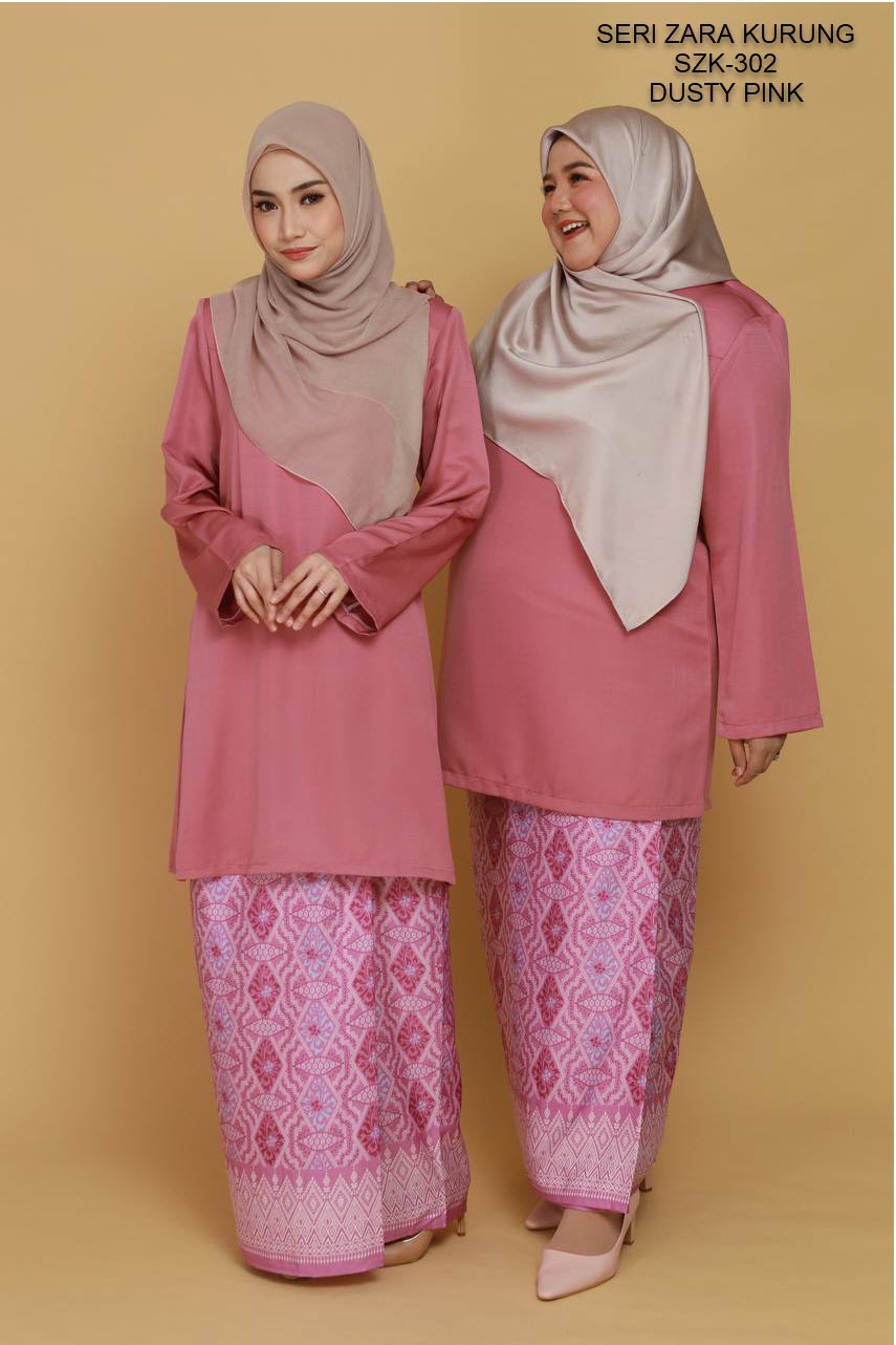SERI ZARA KURUNG - DUSTY PINK