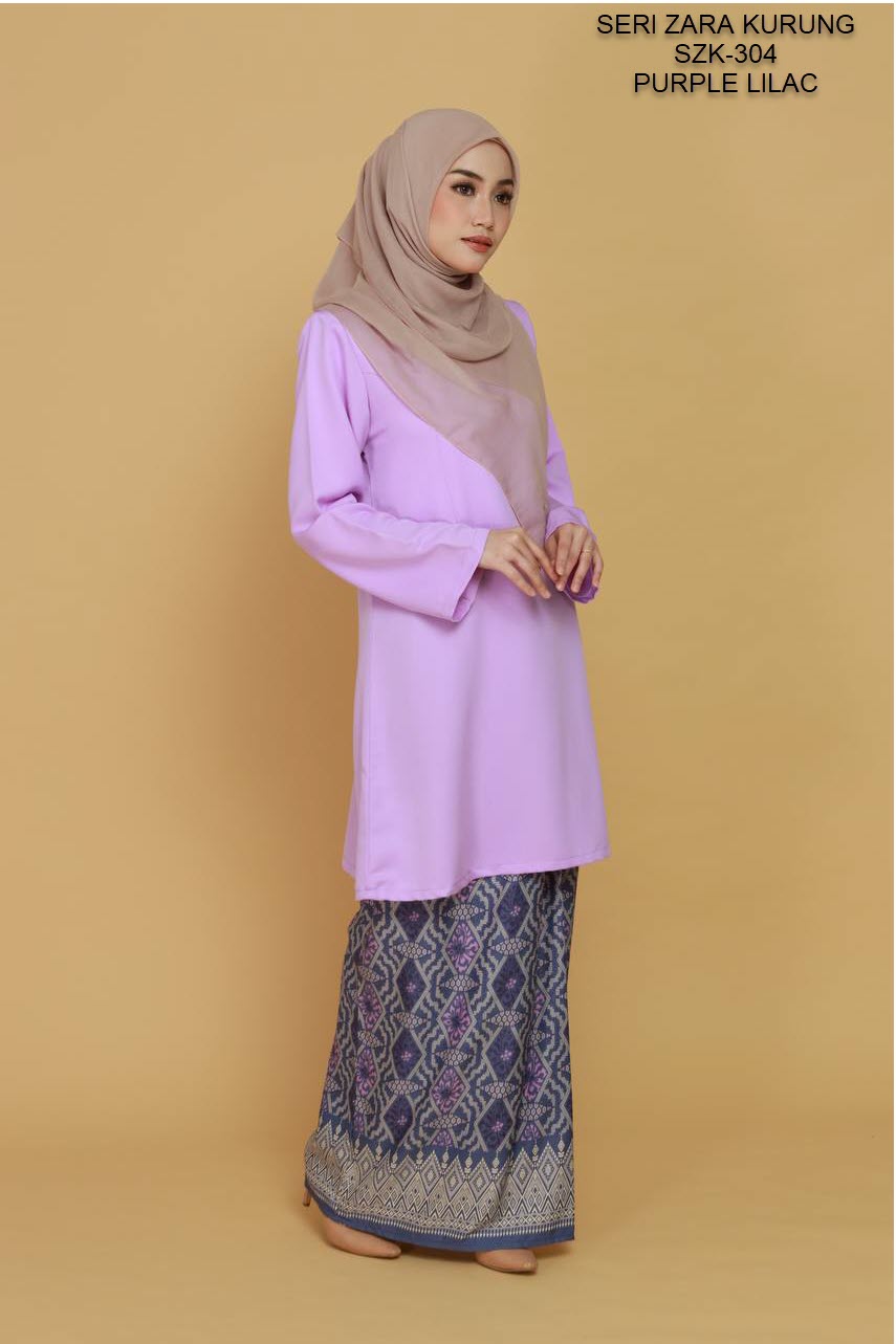 SERI ZARA KURUNG -PURPLE LILAC