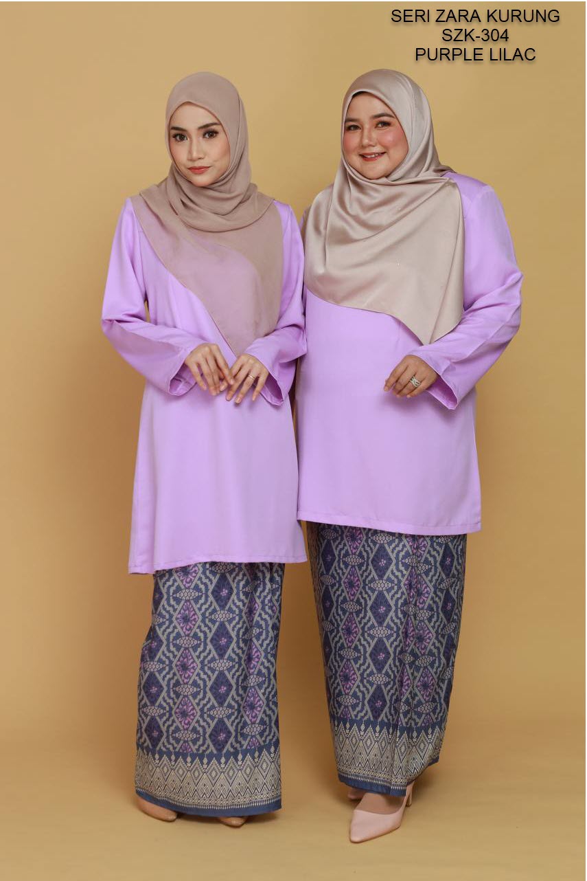 SERI ZARA KURUNG -PURPLE LILAC