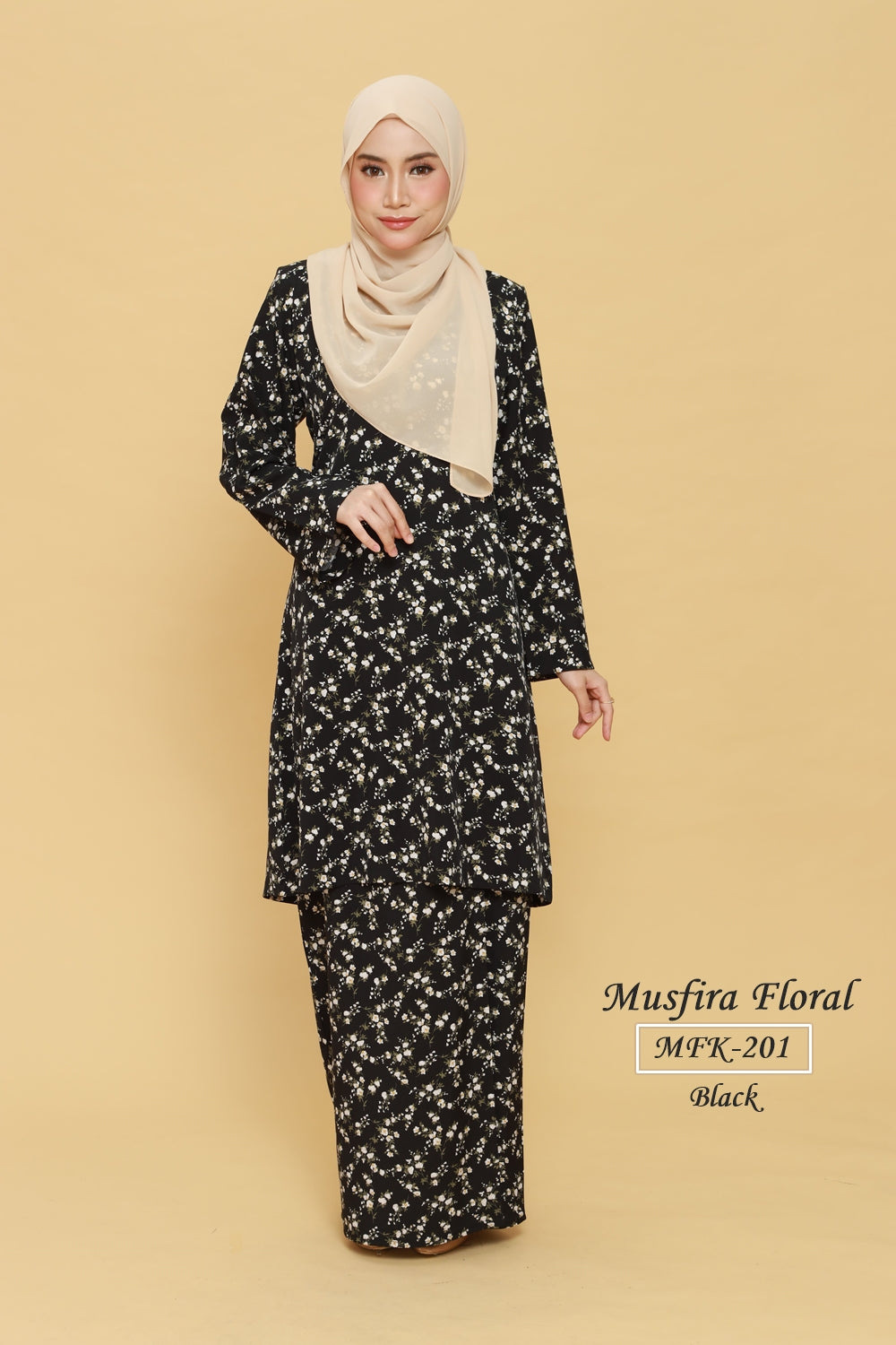 Musfira Floral Kurung