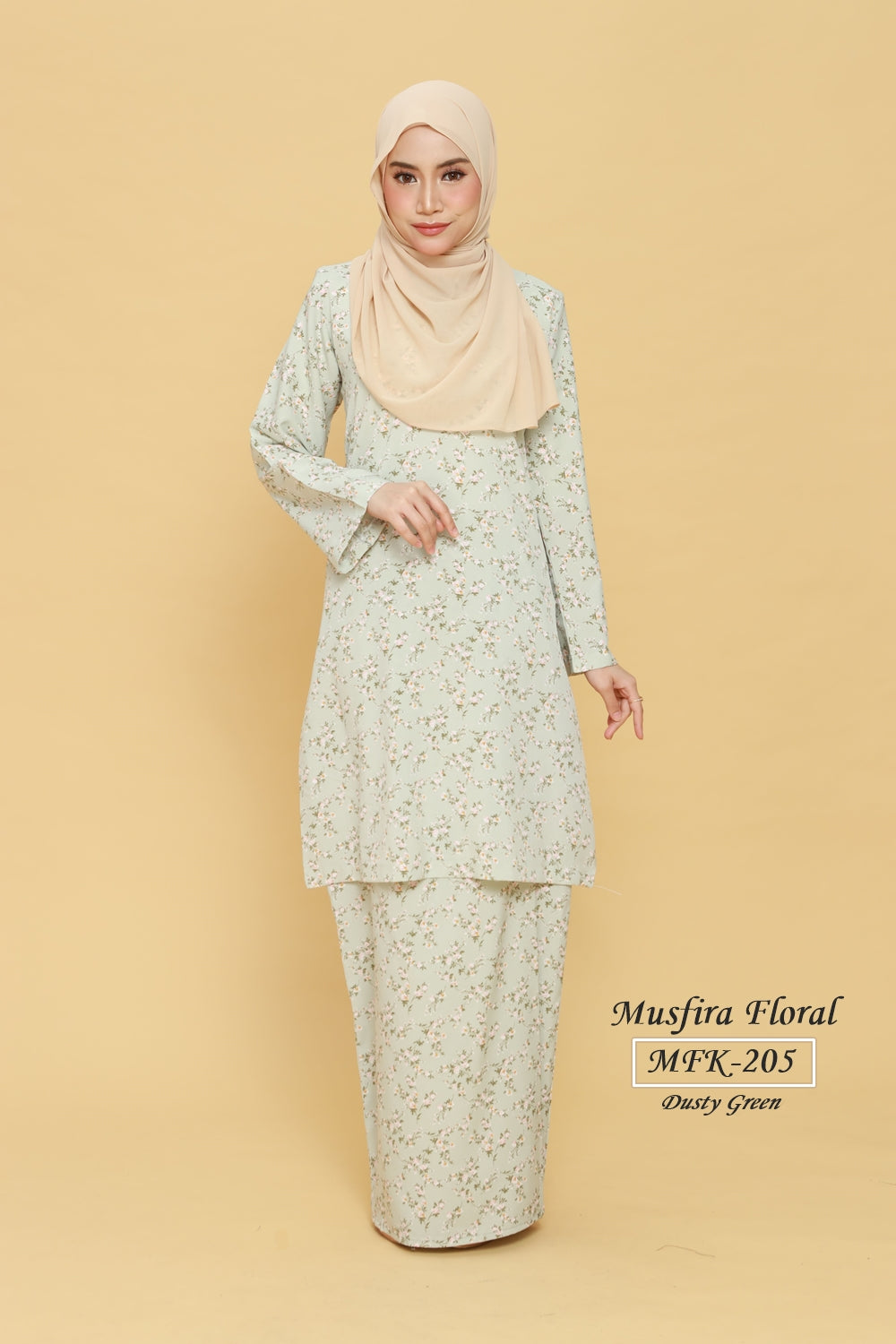Musfira Floral Kurung